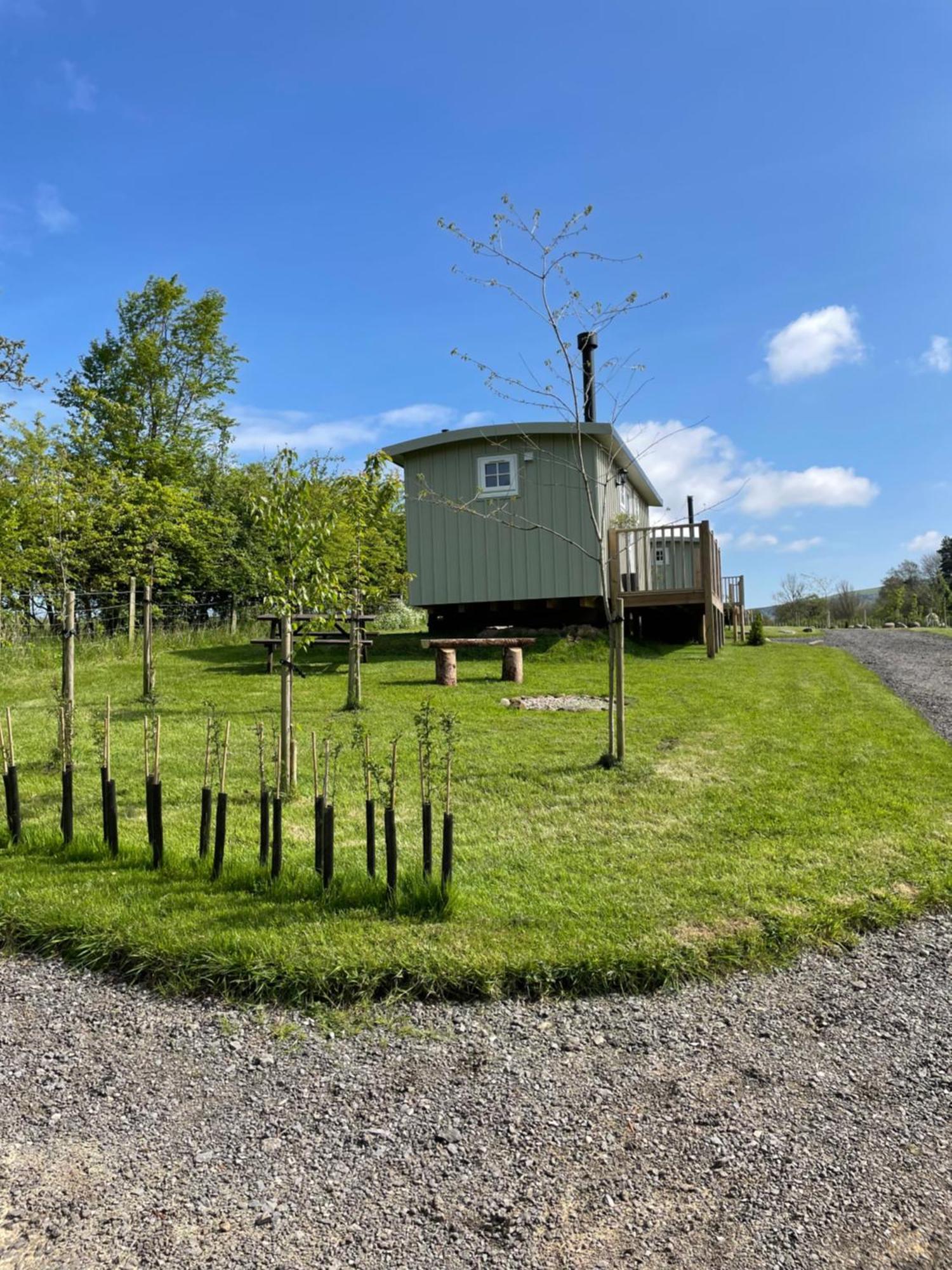 Rosemary Shepherds Hut, Clay Bank Huts Ingleby Greenhow Exteriér fotografie